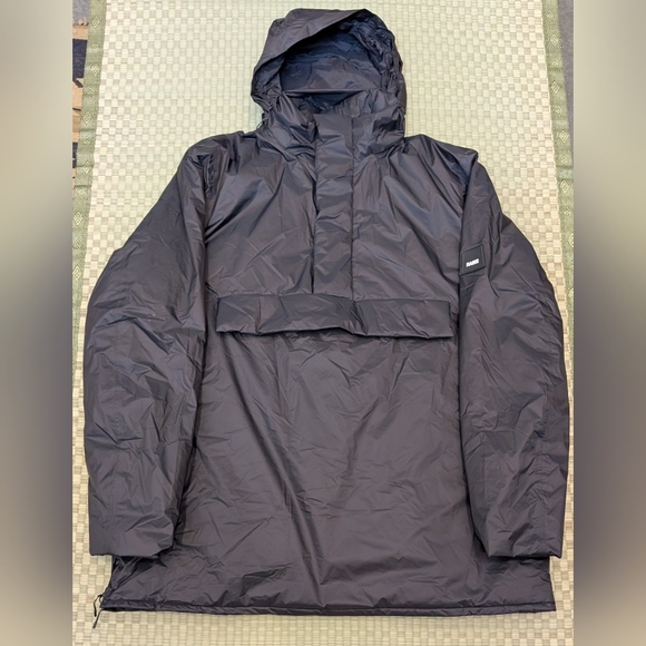 Rains Fuse Insulated Anorak Jacket Black Unisex Size XL